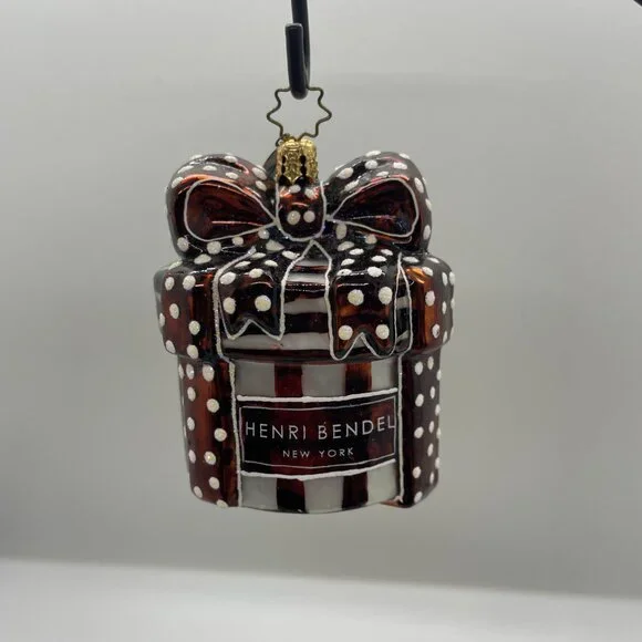 henri bendel hat box ornament - Picture 1 of 4